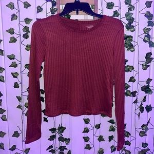 Soft burnt orange long sleeve - never worn!